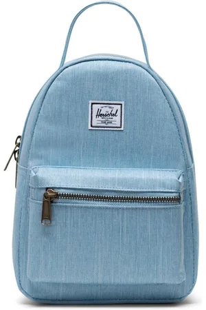 Herschel Nova Mini - Light Denim Crosshatch / Vrouwelijke rugzak met dubbele handvaten; met 9L opbergruimte en intern opbervak / Beperkte Levenslange Garantie / Jeans