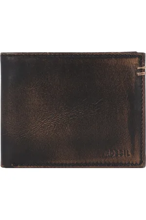 Fossil Portemonnee Wade Bifold With Flip ID Zwart