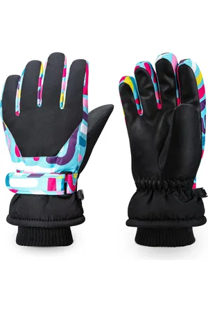Lazada OCreon Skihandschoenen voor Kinderen - Waterdicht - Winddicht & Warm Fleece voor 4-13 Jaar
