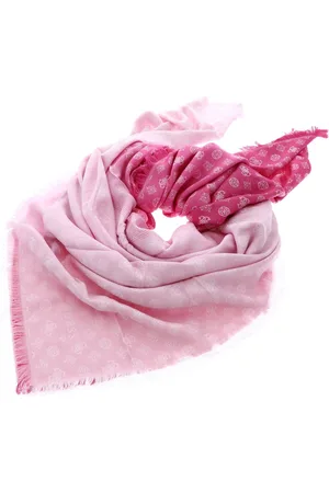 Guess Sjaal Kefiah Scarf 120x120 Roze