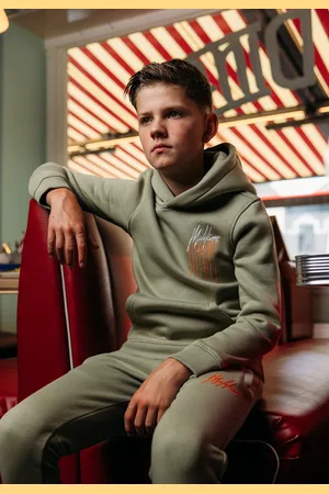 Malelions Hoodie painter - Zeegras /
