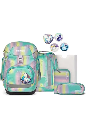 Ergobag Schooltas Reflex Glow-Edition Pack-Set 6-delig Turquoise