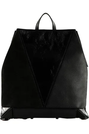 Gabs Leren Vrije tijd rugzak Naoko Momu Sendai Black Shoulder Bag Zwart