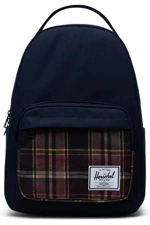Herschel Miller - / De ruimste rugzak van , met 32L opbergruimte, 15" laptopvak; 2 vakjes voor een flesje, meerdere opbergcompartimenten en dubbele handvaten / Beperkte Levenslange Garantie / Blauw