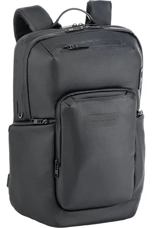 Porsche Design Vrije tijd rugzak Rugzak met laptopvak Urban Eco Backpack M2 Leather Zwart