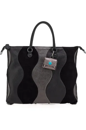 Gabs Leren Shopper Rugzak G3 Plus Momu Scultura Zwart