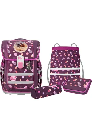 McNeill Schooltas Ergo Perfecto Schoolbag Set 5-delig Paars