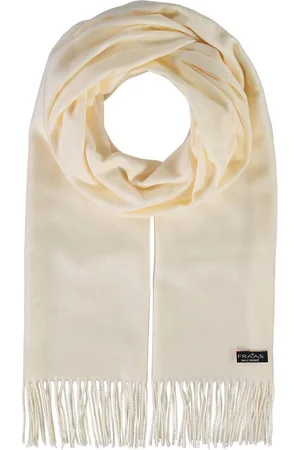 Fraas Sjaal Pure Polyacrylic Scarf Wit