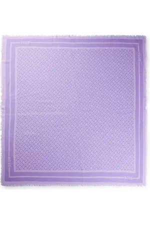 HUGO BOSS Sjaal Laik Scarf 120X120 Paars