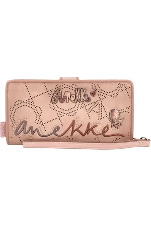 Anekke Portemonnee Hollywood Studio Large RFID Wallet Beige