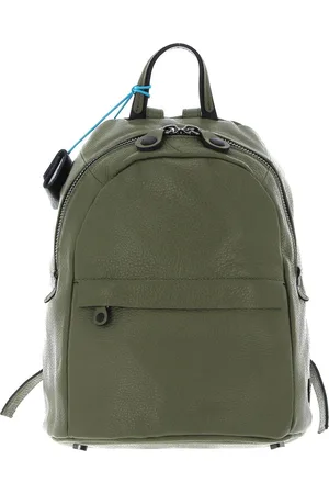 Gabs Leren Rugzak Anita TG Ruga Stitching Black Backpack Kaki