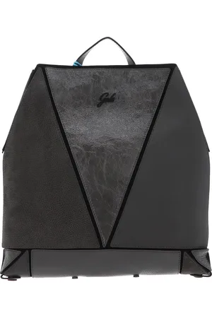 Gabs Leren Vrije tijd rugzak Naoko Momu Sendai Black Shoulder Bag Antraciet