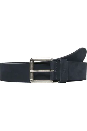 Marc O’ Polo Leren Riem Fritz Belt W110 Donkerblauw