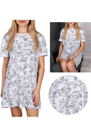 Disney Mickey Mouse - Nachthemd met Korte Mouwen / S