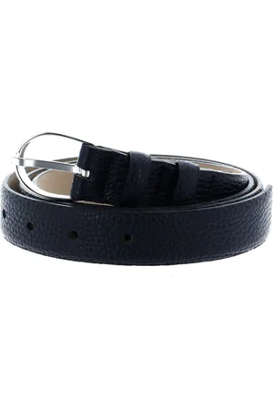 Abro+ Leren Riem Leather Adria Classic Belt W85 Blauw