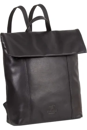 Mustang Leren Vrije tijd rugzak Salamanca Mission Backpack Zwart