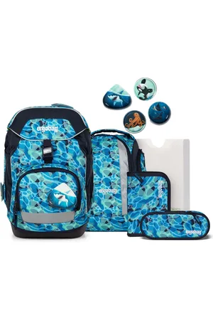 Ergobag Schooltas Eco Hero-Edition Pack-Set 6-delig Blauw