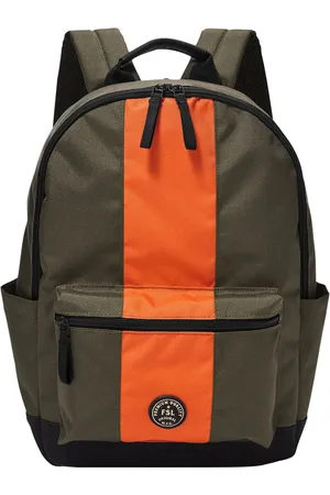 Fossil Vrije tijd rugzak Rugzak Sport Backpack Groene Oranje