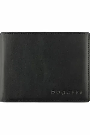 Bugatti Leren Portemonnee Super Slim Wallet Zwart