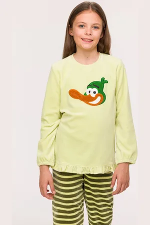 Woody Meisjes Pyjama Lichtgroen 8A