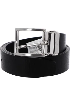 Guess Leren Riem Adjustable Belt W105 Zwart