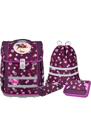 McNeill Schooltas Ergo Perfecto Schoolbag Set 5-delig Paars