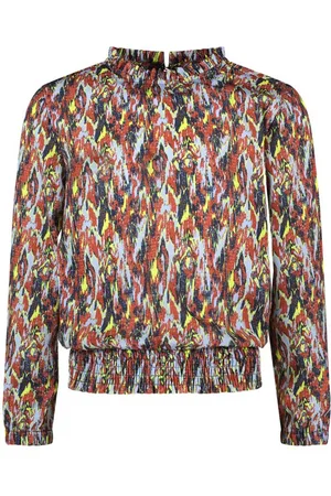 B.Nosy B.Nosy Meisjes blouse - Bella - Amibitous AOP