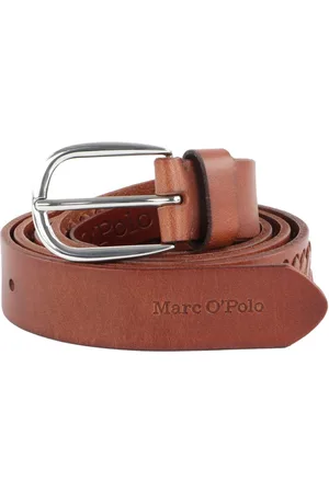 Marc O’ Polo Leren Riem Sarah Belt Ladies W105 Bruine