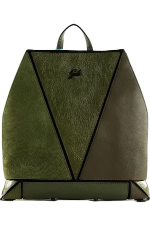 Gabs Leren Vrije tijd rugzak Naoko Momu Sendai Black Shoulder Bag Antraciet
