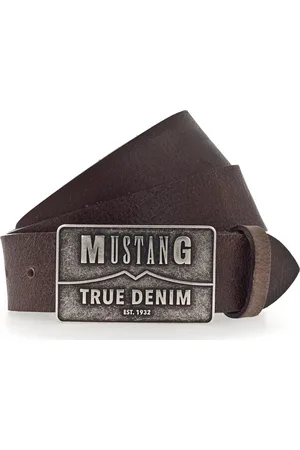 Mustang Leren Riem Classic Leather Belt W85 Bruine