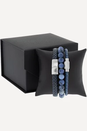 Steel & Barnett Armbandenset Marine - Heren - - 22.5 cm