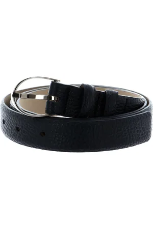 Abro+ Leren Riem Leather Adria Classic Belt W85 Zwart
