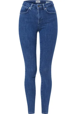ONLY Dames Jeans Broeken POWER skinny Fit Blauw Volwassenen