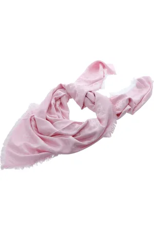 Guess Sjaal Eliette Logo Kefiah Scarf 135X135 Roze