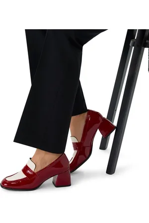Manfield Dames - Rode lakleren pumps