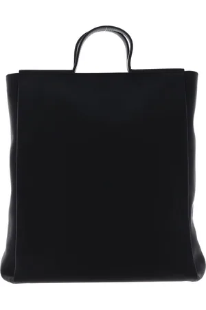 Bree Leren Vrije tijd rugzak Rugzak met laptopvak Pure 15 Backpack Zwart