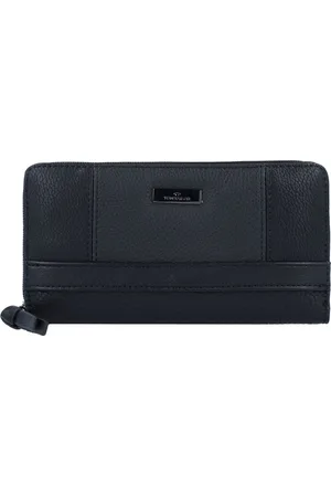 TOM TAILOR Portemonnee Juna Zip Around Wallet Zwart