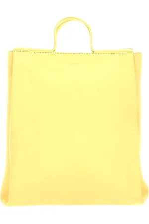 Bree Leren Vrije tijd rugzak Rugzak met laptopvak Pure 15 Backpack Lichtgeel