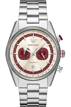 Emporio Armani Heren Horloge - Zilverkleurig
