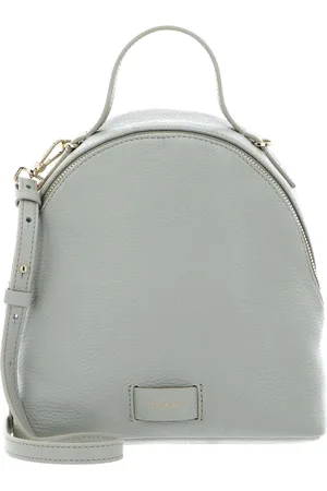 Coccinelle Leren Vrije tijd rugzak Rugzak Voile Backpack Grained Leather Mintgroen