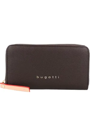 Bugatti Portemonnee Ella Ladies Zip Around Wallet Bruine