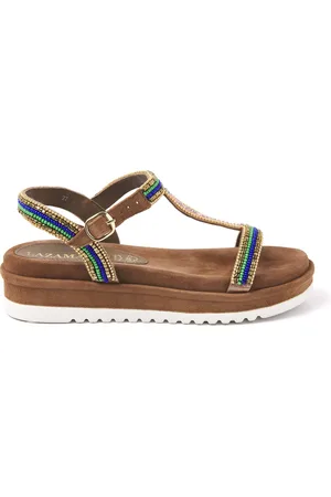 Lazamani Dames Sandalen 75.417 Blue Multi