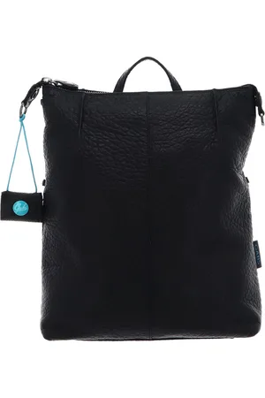 Gabs Leren Vrije tijd rugzak Rugzak Edna TG Montone Pence Black Backpack Zwart