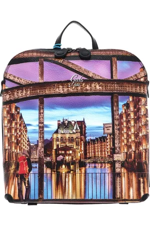 Gabs Leren Vrije tijd rugzak Rugzak Brigitte TG Trip Pelle + Bull Backpack Kleurrijke