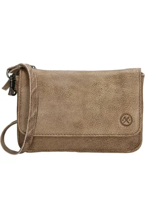 Hide & Stitches Paint Rock Crossbody Schoudertas - 100% Leder - Met flap - - 100% Leer