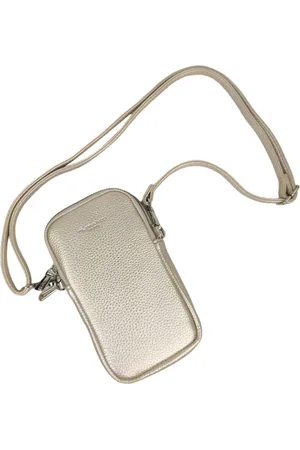 Flora & CO Paris - Handig Crossbody hand/telefoontasje voor mobiel - gsm - parlemoer - 2 vakken