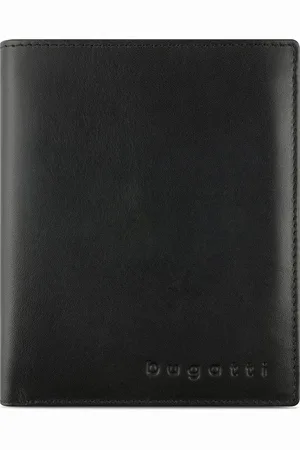 Bugatti Portemonnee Super Slim Vertical Wallet Zwart