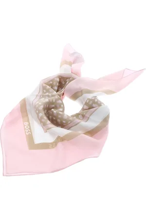 HUGO BOSS Sjaal Lain Scarf 90X90 Roze