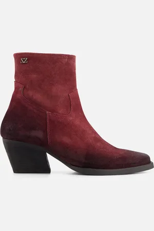 Lazamani Dames Enkellaarsjes 85.632 Bordo