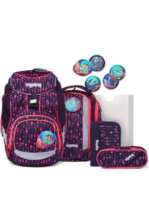 Ergobag Schooltas Lumi-Edition Pack-Set 6-delig Paars Veelkleurig